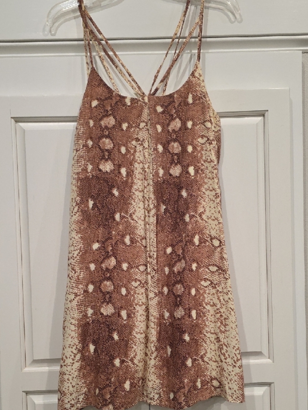 entro Snakeskin Print Strappy Dress